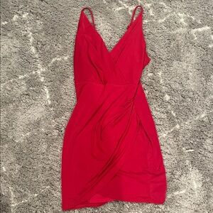 City Studio Vibrant Red Mini Dress